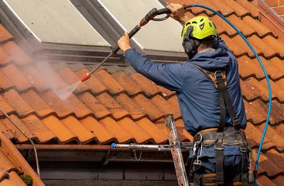 Démoussage et hydrofuge de toiture à Rochemaure